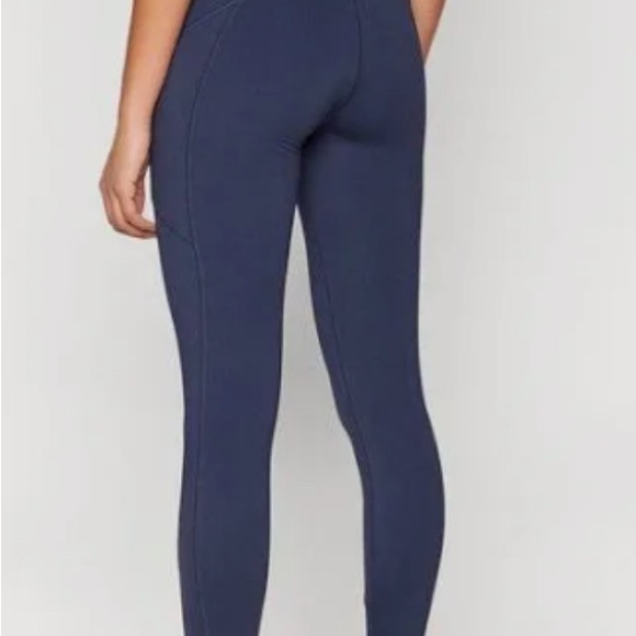 Athleta Navy Blue Rainier Tight Leggings with Zipper Pockets - Picture 9 of 12